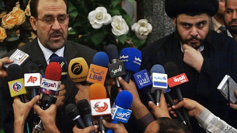 مقتدی صدر و نوری مالکی/ عکس از آرشیو